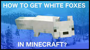How to Get White Foxes in Minecraft? - YouTube