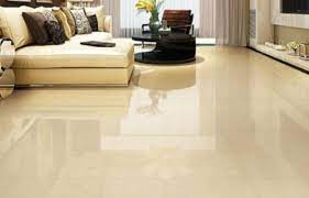 decorate living room with floor tiles