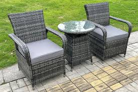 Rattan Chairs Table Set Offer