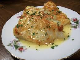 pan fried fish with a rich lemon er
