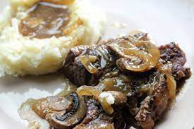 slow cooker chuck steak with mushrooms