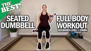 seated dumbbell full body workout for