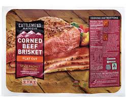 You can also cover the meat with mustard or sprinkle it with. Flat Cut Corned Beef Brisket Cattlemen S Ranch Aldi Us