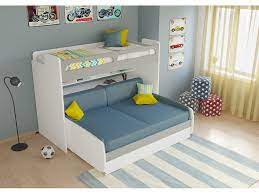 Twin Bunk Bed Over Full Xl Sofa Bed