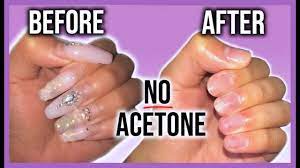 how to remove acrylic nails removing