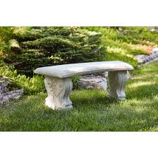 Athens Natural Concrete Patio Bench