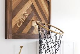 Basketball Hoop Wall Decor Home Made
