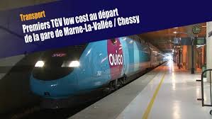 Place des passagers du vent, chessy, 77700, france. Premiers Tgv Low Cost Au Depart De La Gare De Marne La Vallee Chessy Video Dailymotion