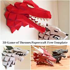 3D Game of Thrones Papercraft Free Templates | Free download