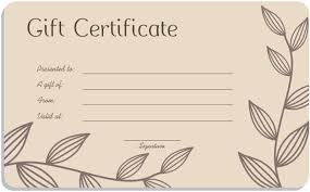 31 Free Gift Certificate Templates 36426716128 Free Printable