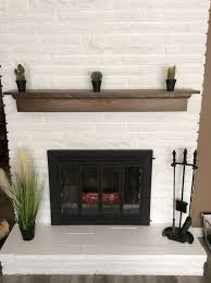 Floating Fireplace Mantel 18 42 Wood