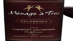 We did not find results for: Menage A Trois Decadence Cabernet Sauvignon 2018 750 Ml
