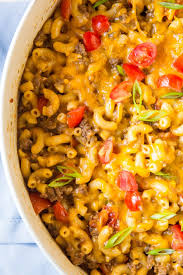 Well, why not combine them together to make a mega meal. One Pan Taco Mac And Cheese Yellowblissroad Com