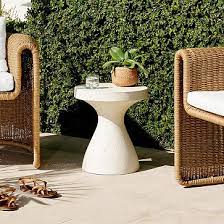 Hourglass Outdoor Side Table 16