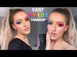 pride rainbow eye makeup tutorial you