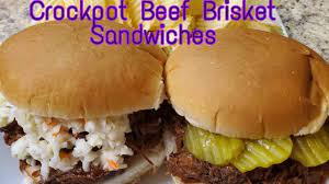 crockpot beef brisket sandwiches you