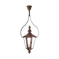 vicksburg hanging yoke copper lantern