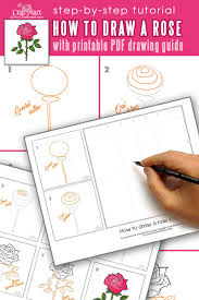 Rose is one of the most beautiful flowers. How To Draw A Rose Step By Step Guide For Beginners Craft Mart