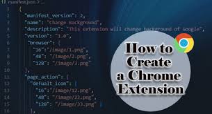 how to create a chrome extension