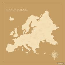 free europe map vector image
