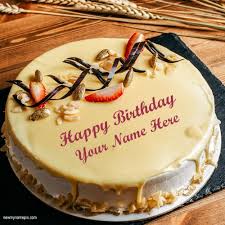 delicious birthday cake wishes with