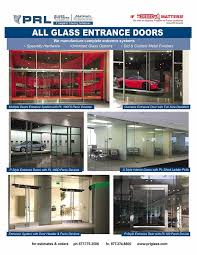 Glass Entrance Doors And Hardware