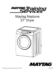 may neptune dryer training manual