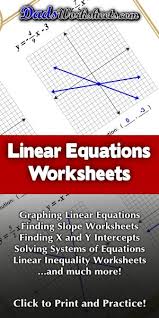 linear equations