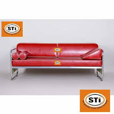 3 Seater Chrome Finish Stainless Steel