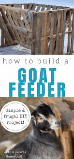 how to build a hay feeder for goats a