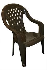 Lattice High Back Resin Patio Chair