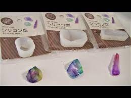 100均レジンパーツ seriaのモールドで3種の鉱石作ってみたuv resin ore youtube ハンドメイド 稼ぐ レジン 100均 かわいいクラフト