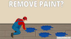 How To Remove Paint From Vinyl Floors
