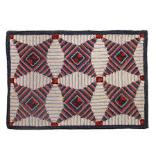 celeste hand hooked rug wool american