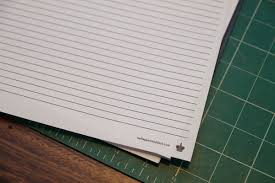 Medium ruled paper has a horizontal spacing between the lines of 11/32 in. Our Free Downloadable Guide Sheets Turn A Blank Notebook Into A Lined Notebook The Well Appointed Desk