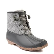 Womens Sperry Top Sider Saltwater Wool Boot Gray