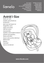 User Manual Lionelo Astrid I Size