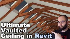 vaulted ceiling in revit tutorial with