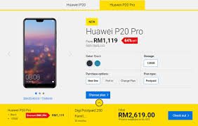 You can get the best discount of up to 50% off. Digi Offers The Huawei P20 Series From As Low As Myr959