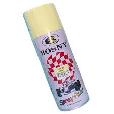 Cream Color Spray Paint Bosny Brand In