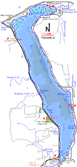 Lake Gogebic Map Gogebic And Ontonagon County Michigan