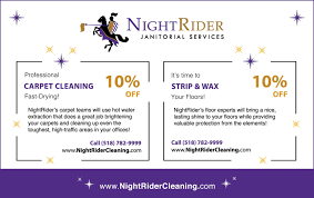 promotions nightrider janitorial services