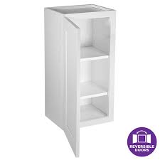 fully embled wall cabinet in white