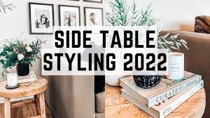 2022 decorate with me side tables