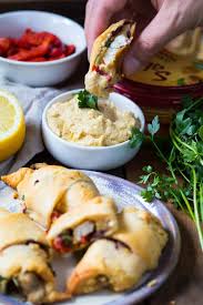 ad celebrate national hummus day may 13th with this easy crescent wrapped terranean en appetizer