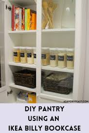 ikea billy bookcase pantry hack a