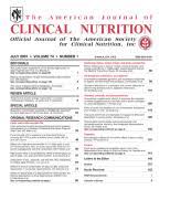 american journal of clinical nutrition