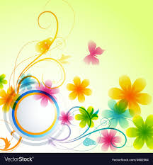 flower background royalty free vector