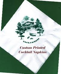 Custom paper napkins australia   Napkin Print   Personalised     Etsy