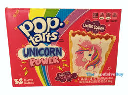 unicorn power frosted cherry pop tarts